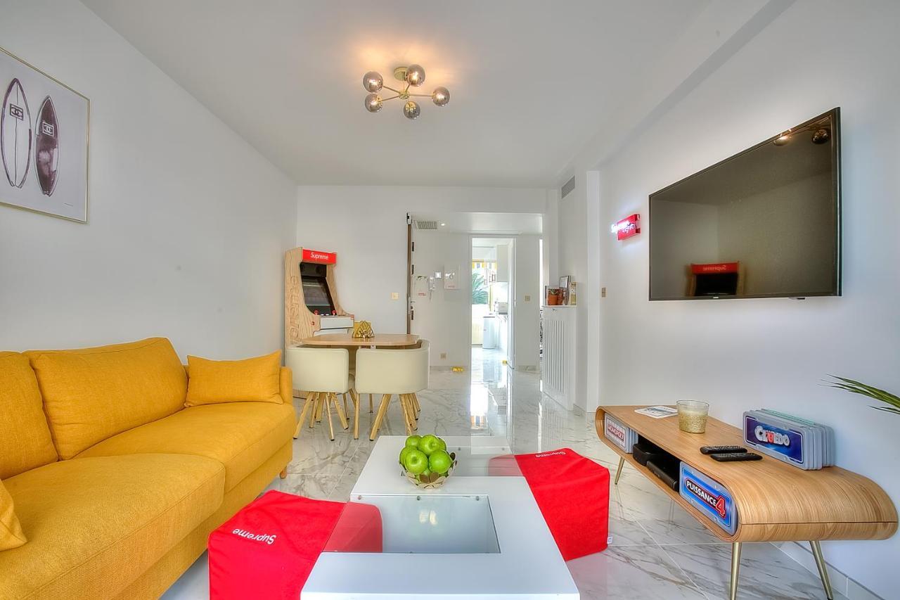 Luxury 4 Stars Apartment With 2 Terraces, Cannes Croisette Eksteriør bilde