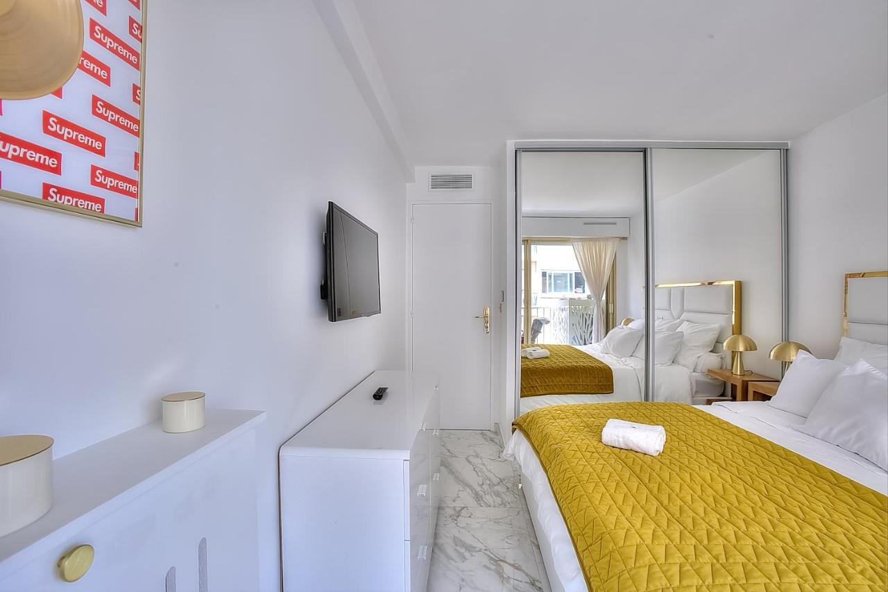 Luxury 4 Stars Apartment With 2 Terraces, Cannes Croisette Eksteriør bilde