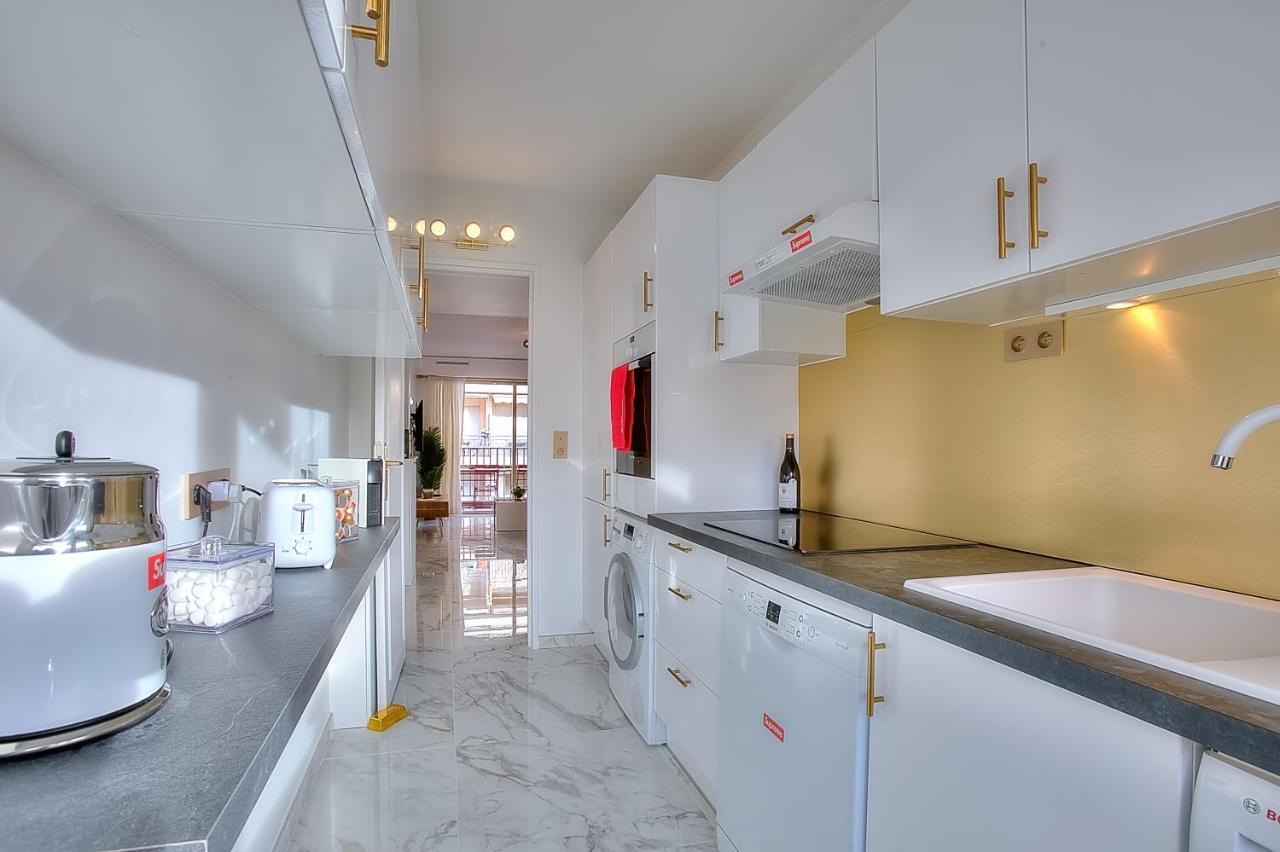 Luxury 4 Stars Apartment With 2 Terraces, Cannes Croisette Eksteriør bilde