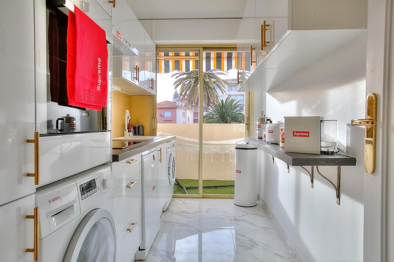 Luxury 4 Stars Apartment With 2 Terraces, Cannes Croisette Eksteriør bilde